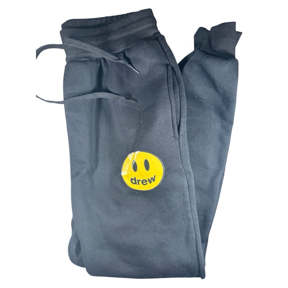 Drew House Mascot Sweatpants‎ Black Size Medium Smiley Logo